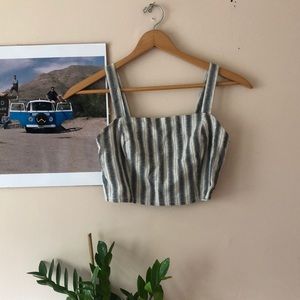 Striped Crop Top